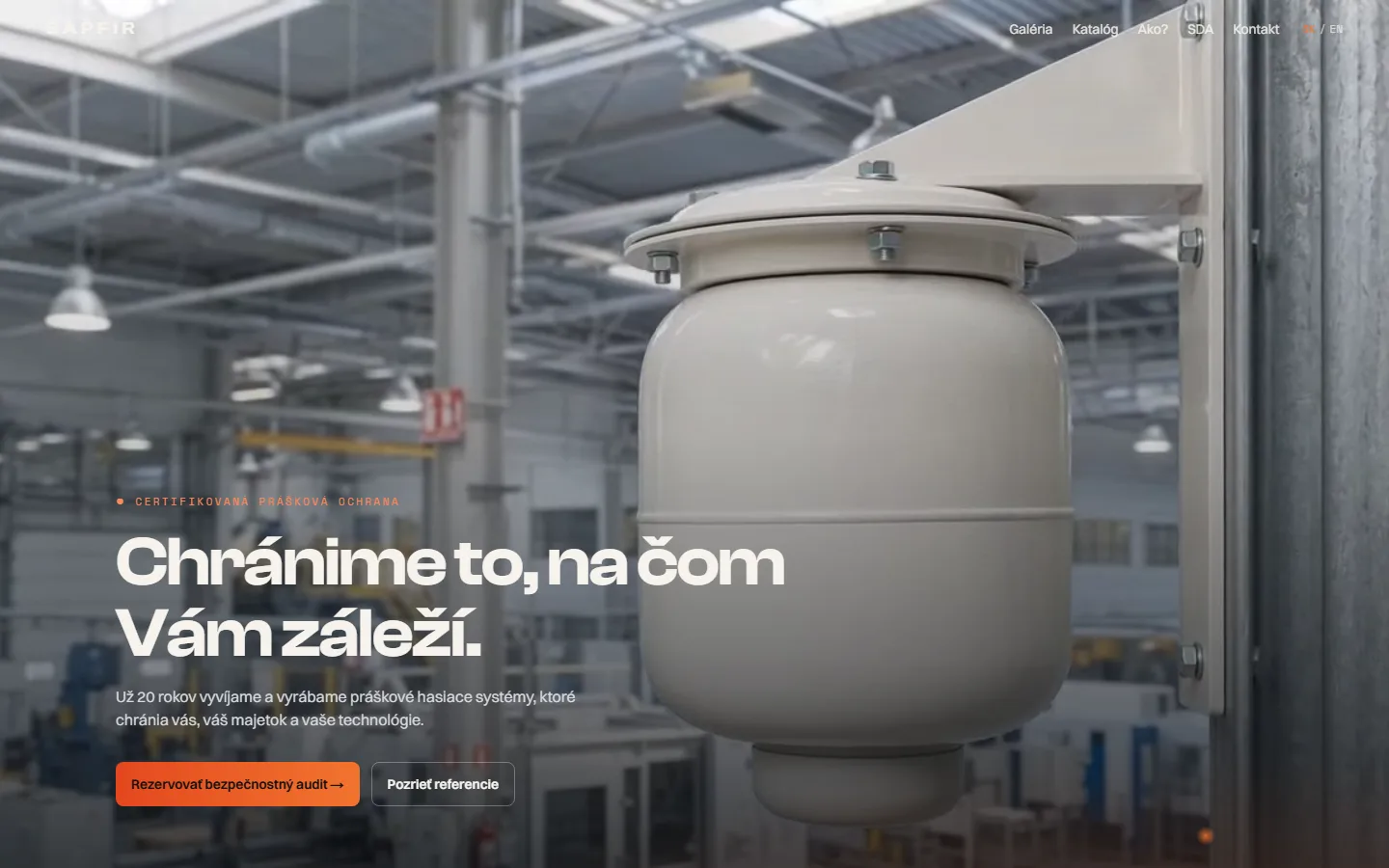 SAPFIR — Industrial fire protection